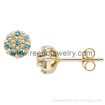 925 Sterling Silver Stud Earrings Silver Earrings Designs for Girls